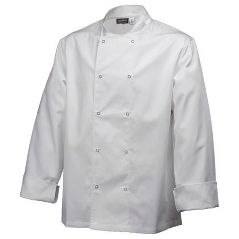 Basic White Stud Jacket (long Sleeve)